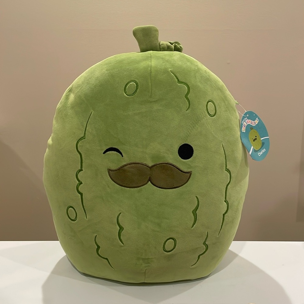 NWT 14” Charles the Pickle Squishmallow